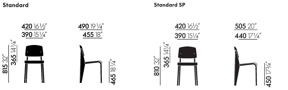 StandardChiar_size